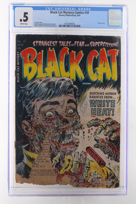Black Cat Mystery Comics #50 - Harvey Publications 1954 CGC .5