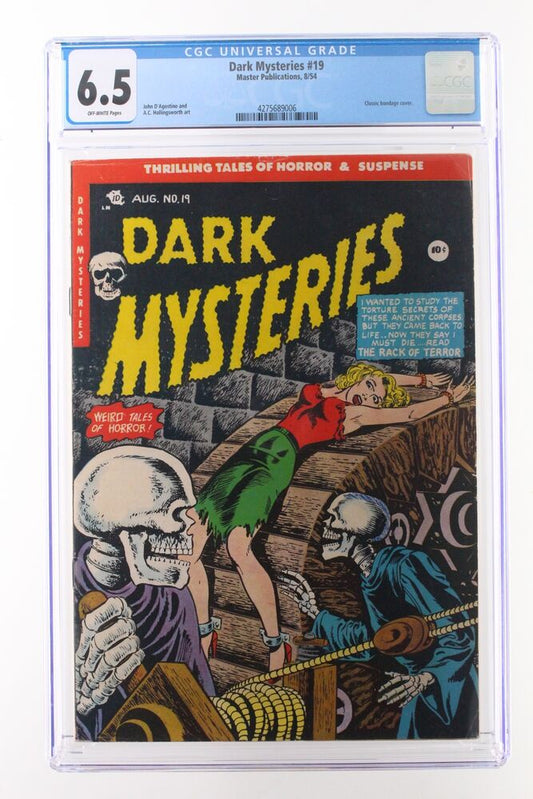 Dark Mysteries #19 - Master Publications 1954 CGC 6.5